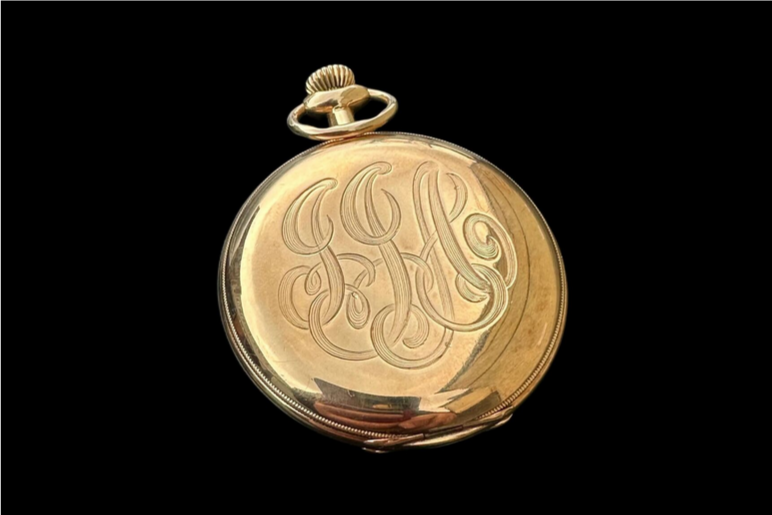 Astor's golden pocket watch became the most expensive artifact from the Titanic sold at auction