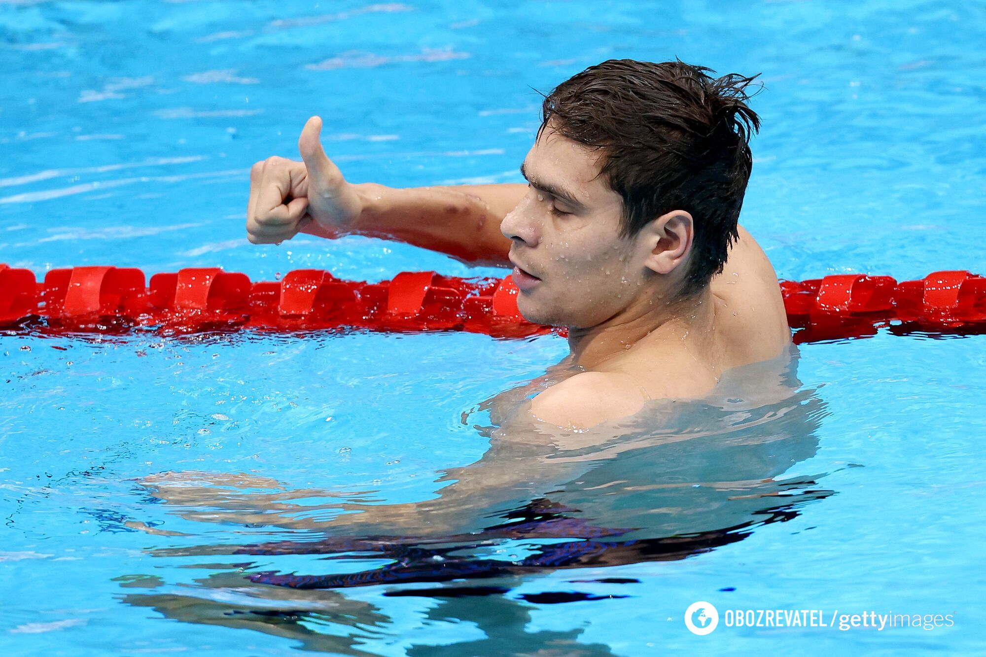 Rosyjski pływak Jewhen Rylow na Igrzyskach Olimpijskich 2020.