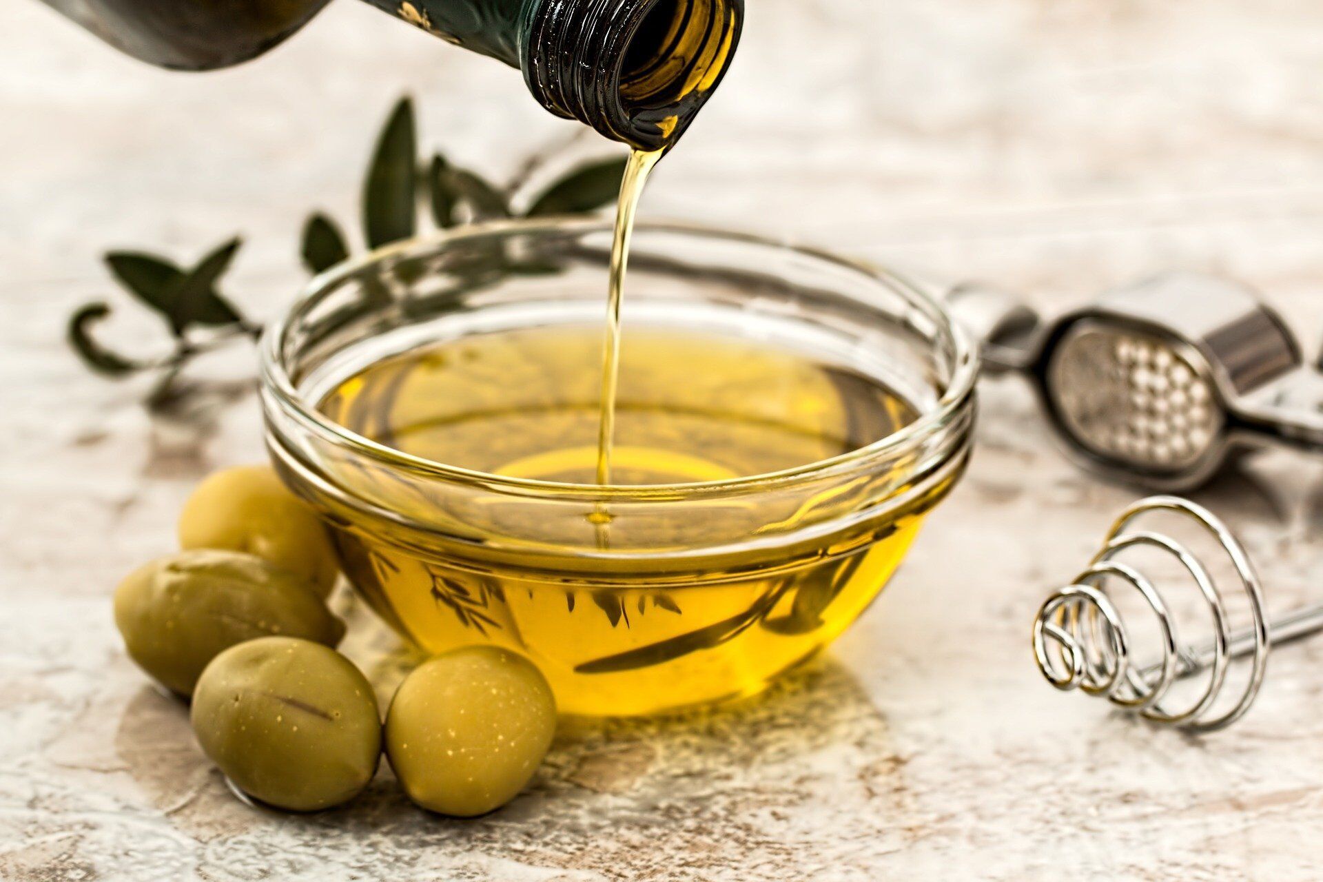 Olive oil for salads