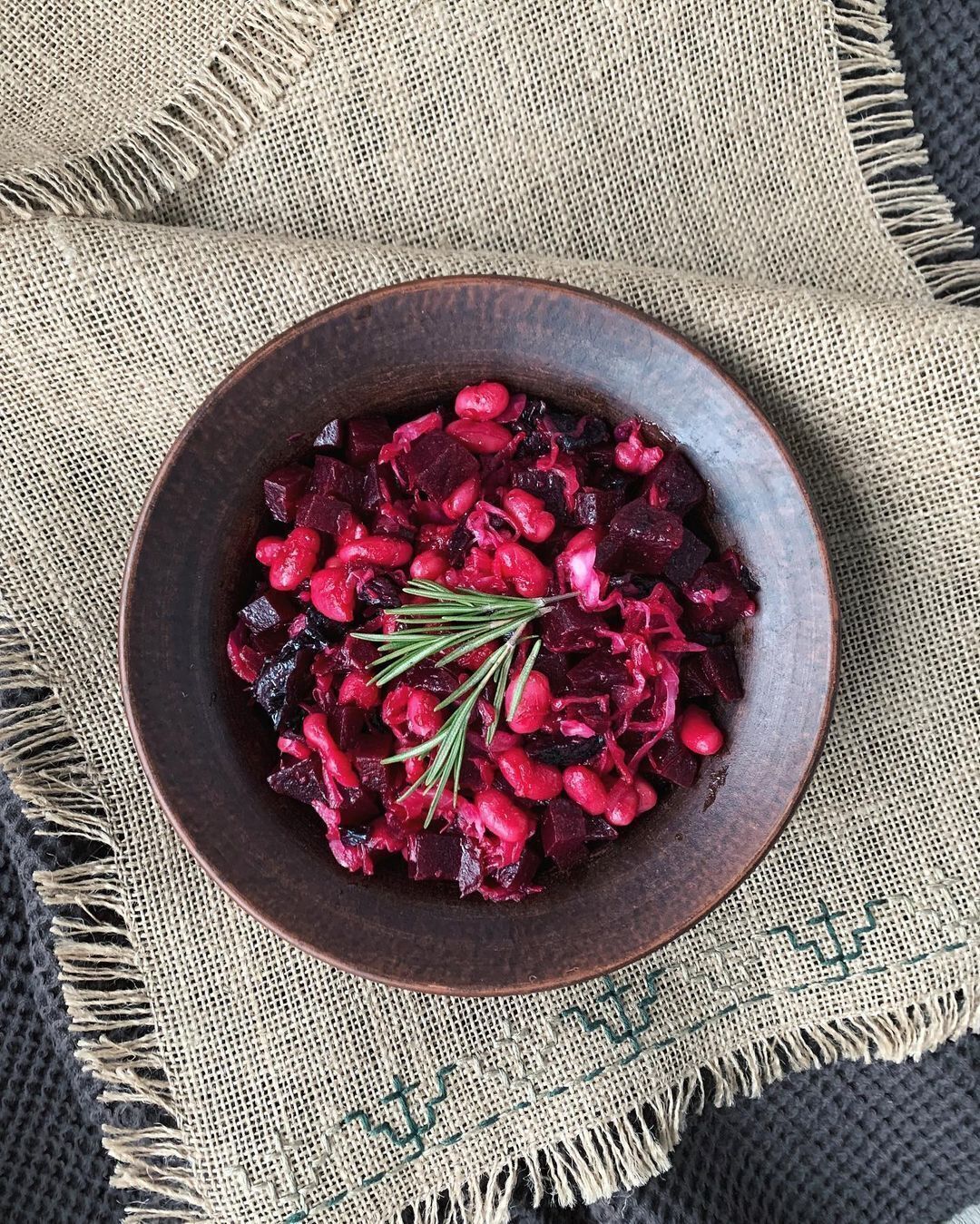 Delicious beetroot salad