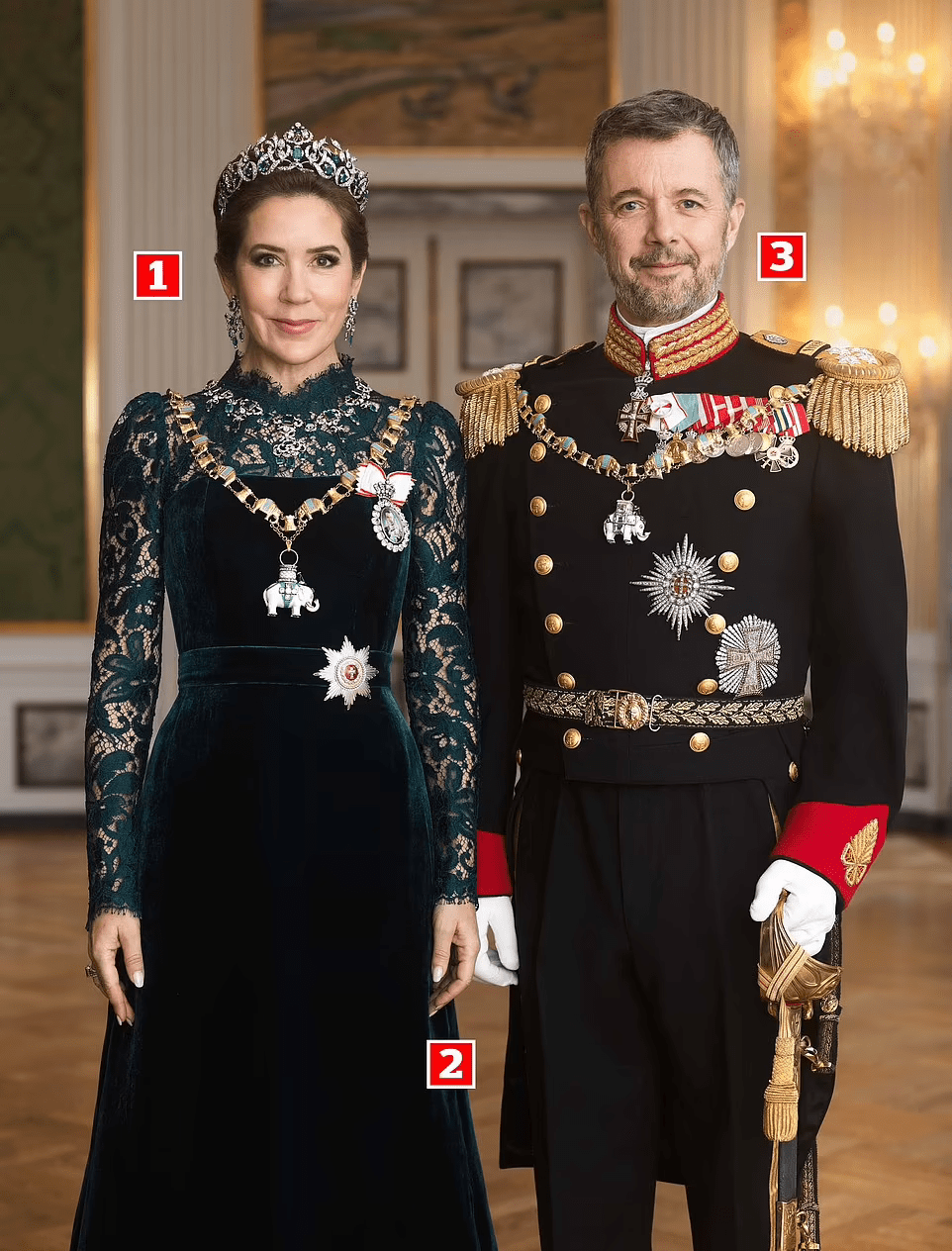 Two separate photos? King Frederick X of Denmark and his wife are also caught up in the Photoshop scandal