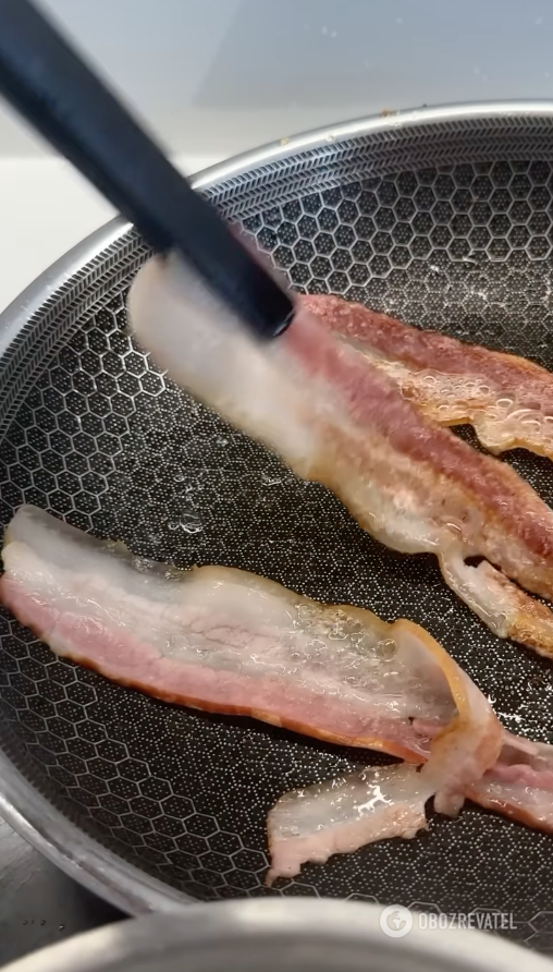Bacon for the dish