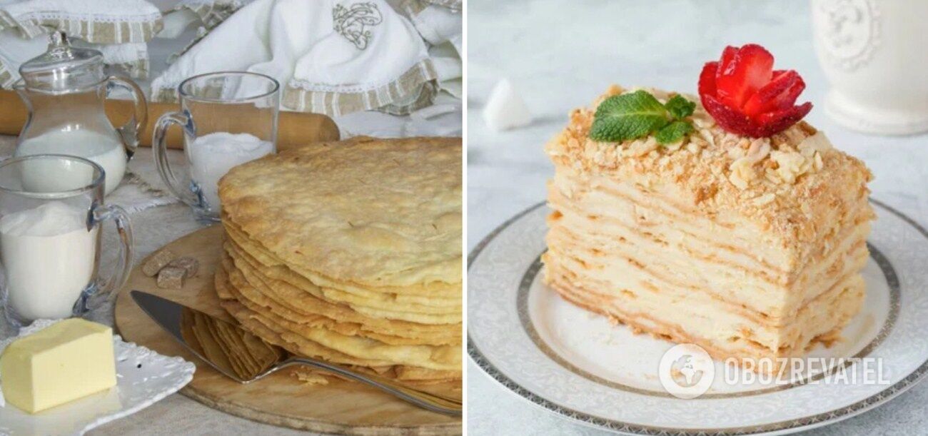 Co dodać do ciasta na ciastka Napoleon