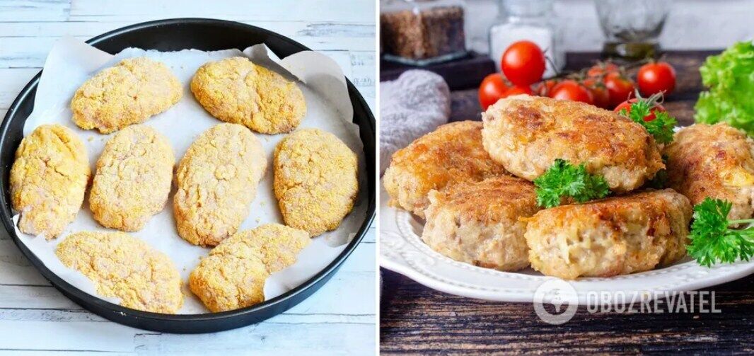 Breaded cutlets