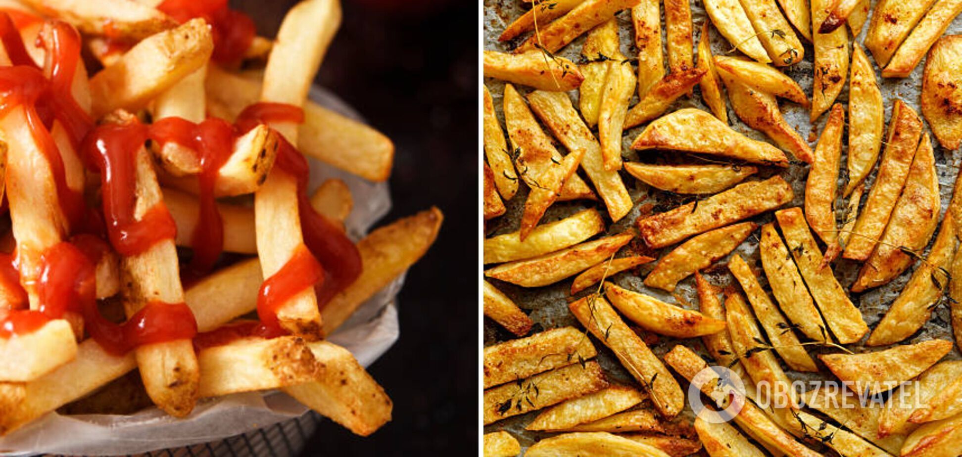 How to make crispy and dietary French fries without frying
