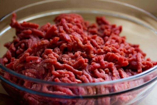 Minced meat for the dish