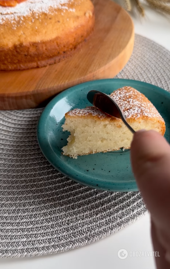 Lush semolina pie