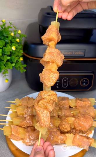 How to cook chicken kebabs in the oven better than in nature: the secret is in the marinade