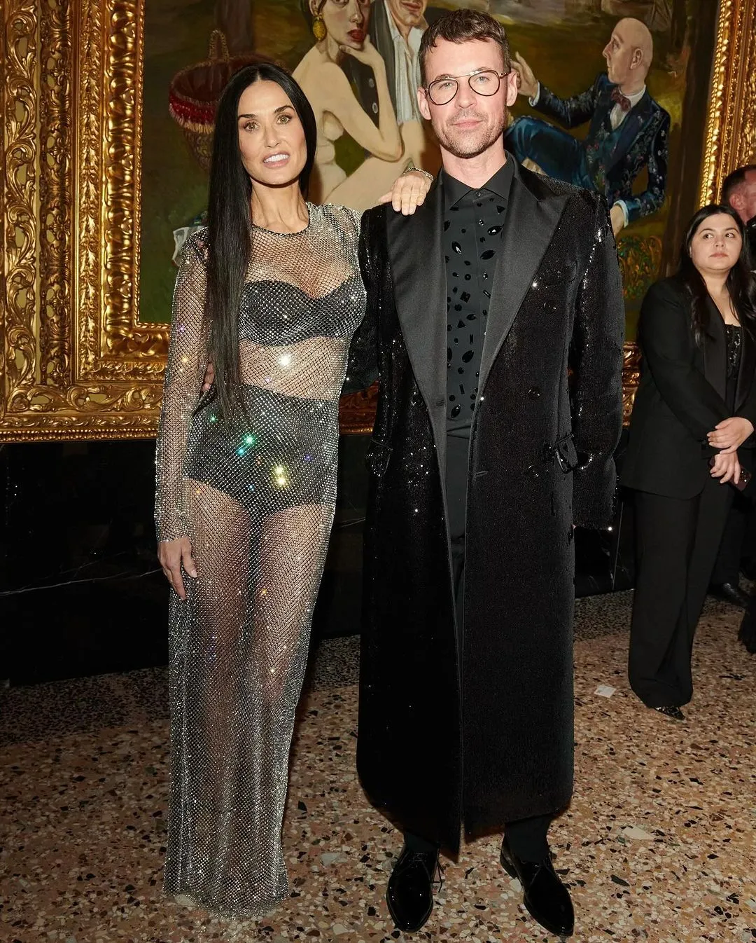Demi Moore zaprezentowała luksusowy look na imprezie Dolce & Gabbana