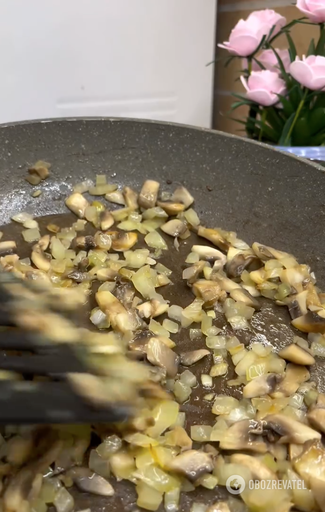 Fried mushrooms