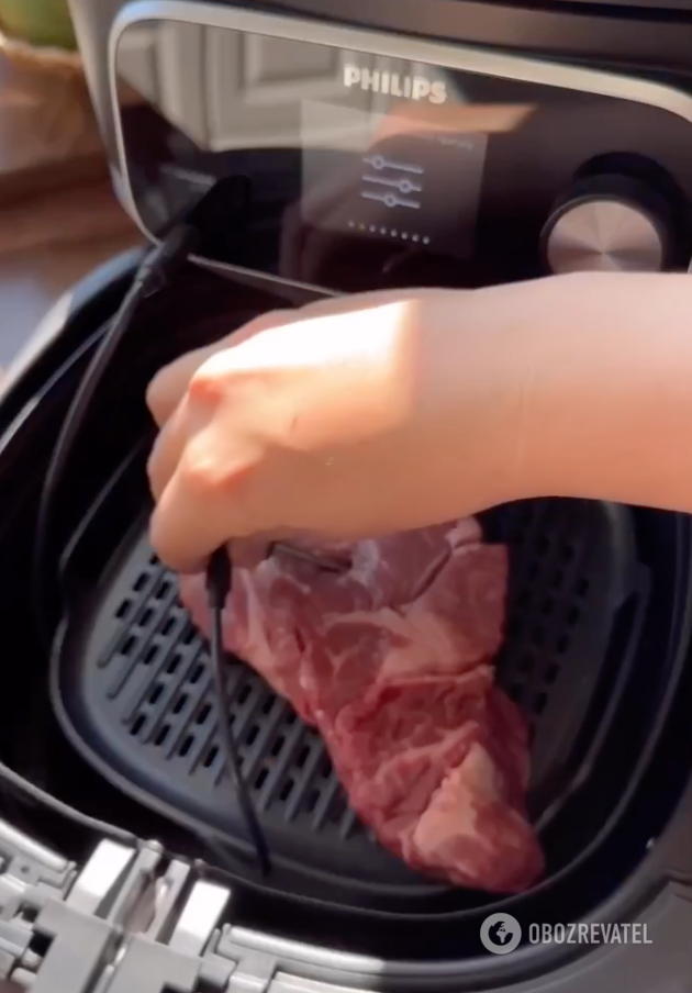 Cooking steak