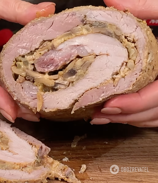 How to cook meat roll deliciously
