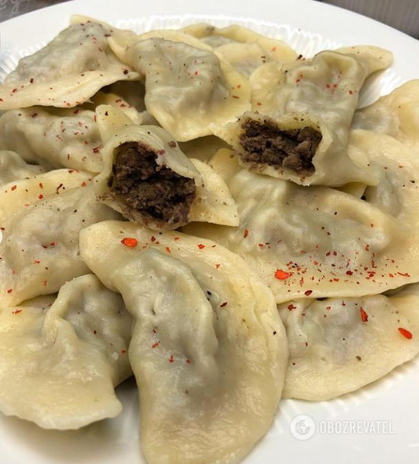 Universal dough for dumplings, varenyky and chebureks: does not stick to hands and kneads well