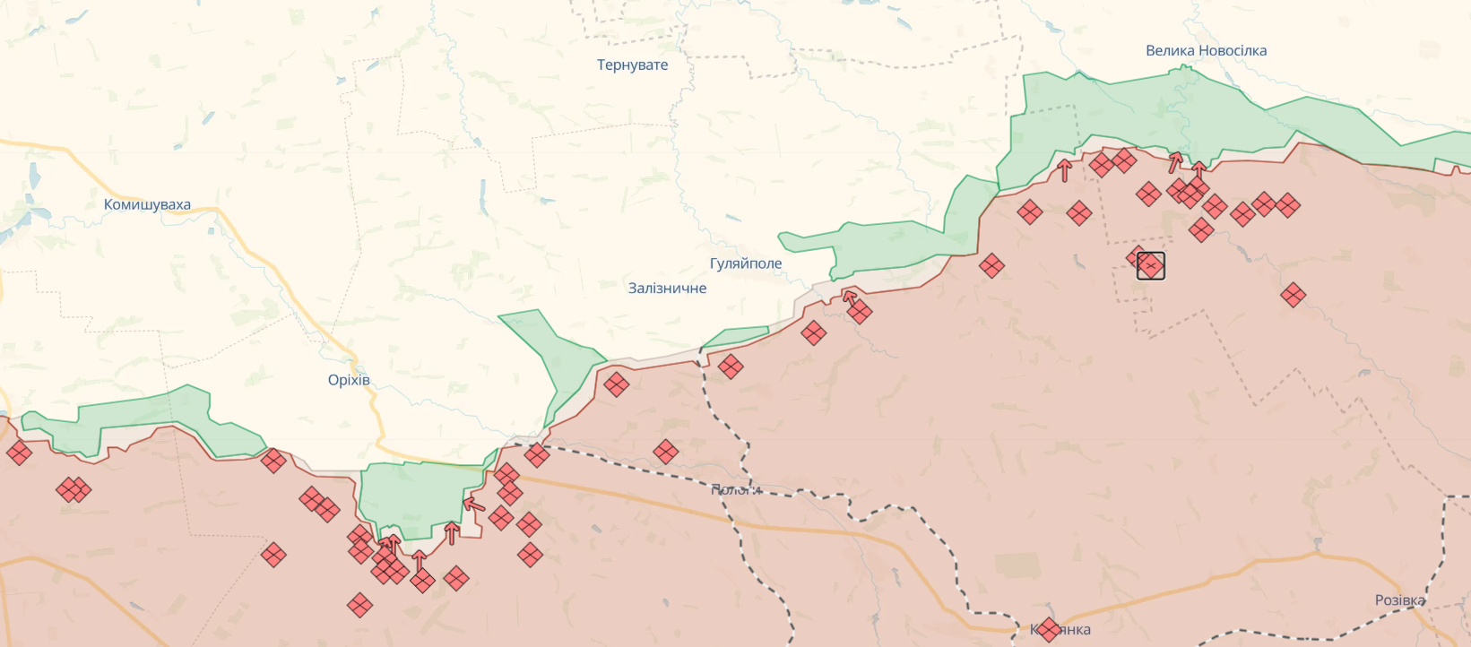 Ukraińskie Siły Zbrojne odparły dziesiątki ataków w sektorach Awdijiwka i Bachmut: Sztab Generalny informuje o sytuacji. Mapa