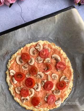 Original pizza without dough: what to make the base of