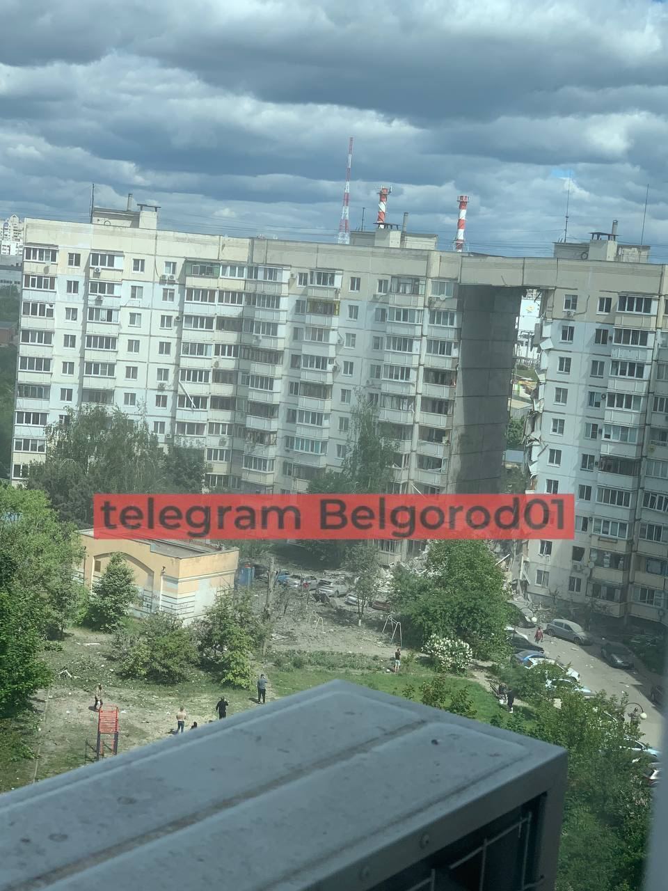 The house was blown up? The network showed the moment of the explosion in Belgorod