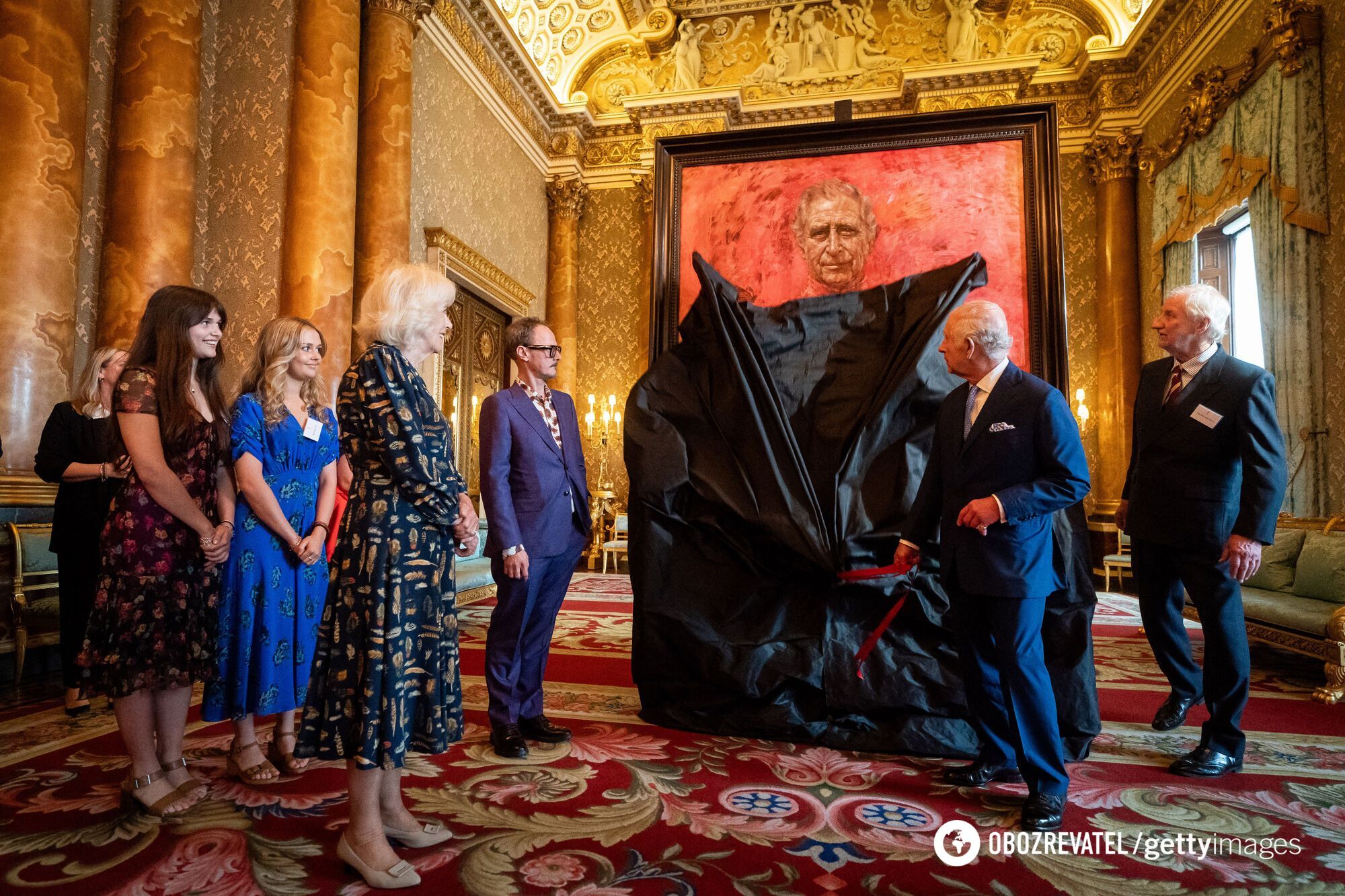 ''As if jam had been spilled'': the official portrait of King Charles sparked a discussion online. Photo