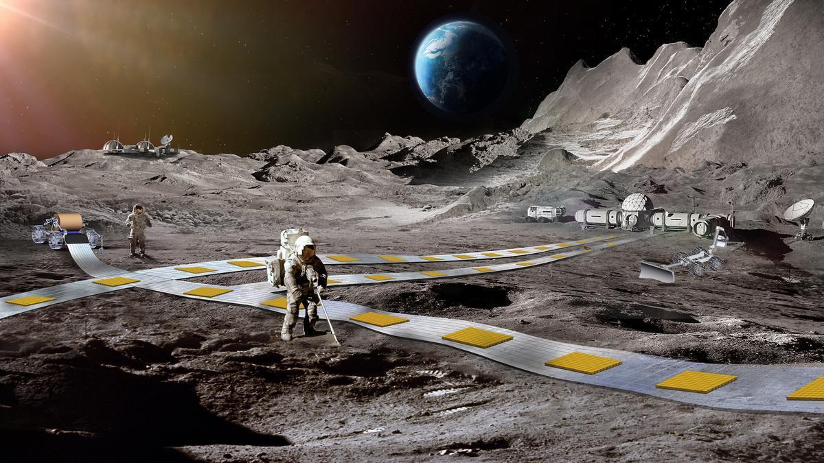 NASA chce zbudować kolej z lewitującymi robotami na Księżycu: jak to będzie działać
