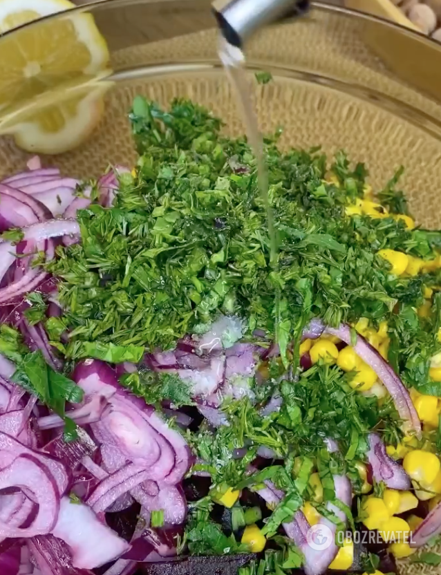 Salad preparation