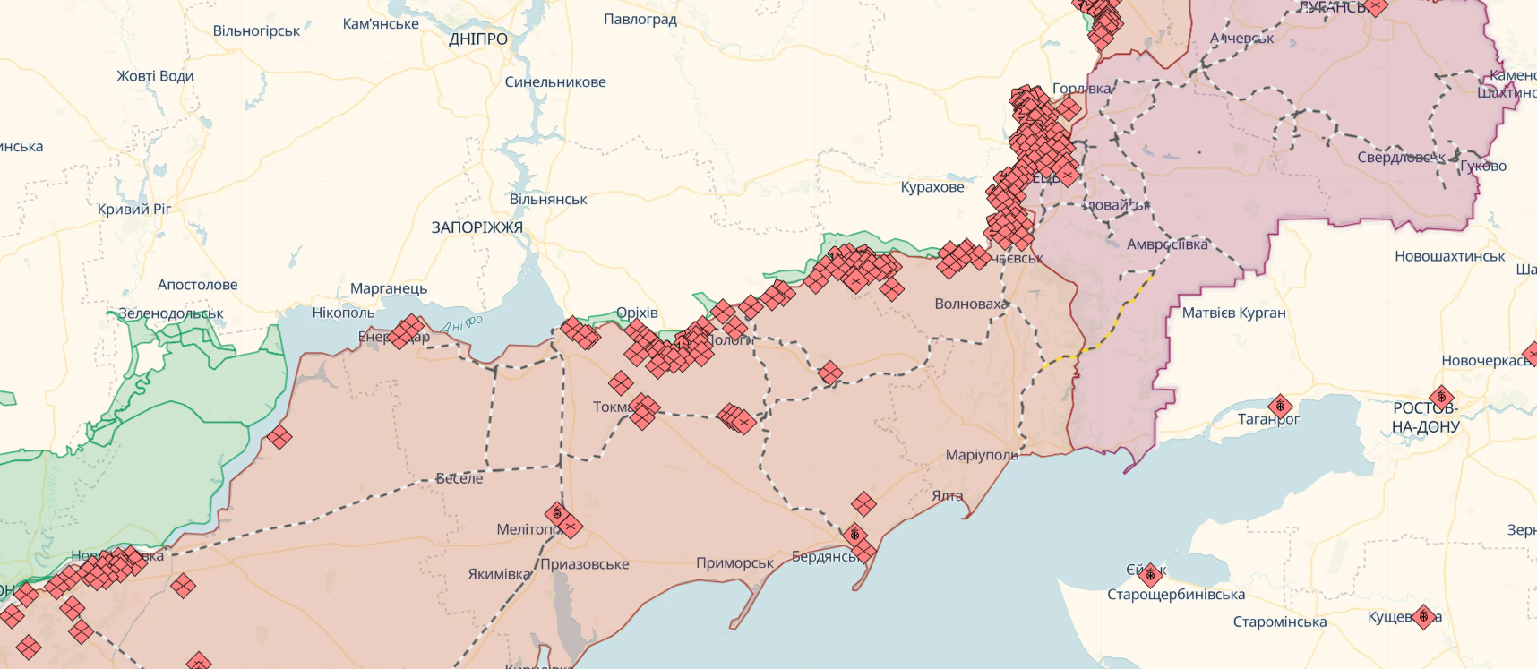 Sztab Generalny: wróg szturmuje ukraińskie oddziały w Wowczańsku i atakuje Lipcy z powietrza
