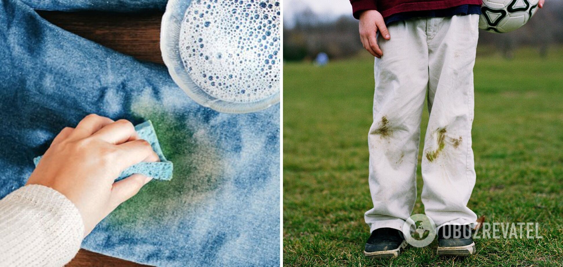 How to get rid of grass stains on clothes: summer life hacks