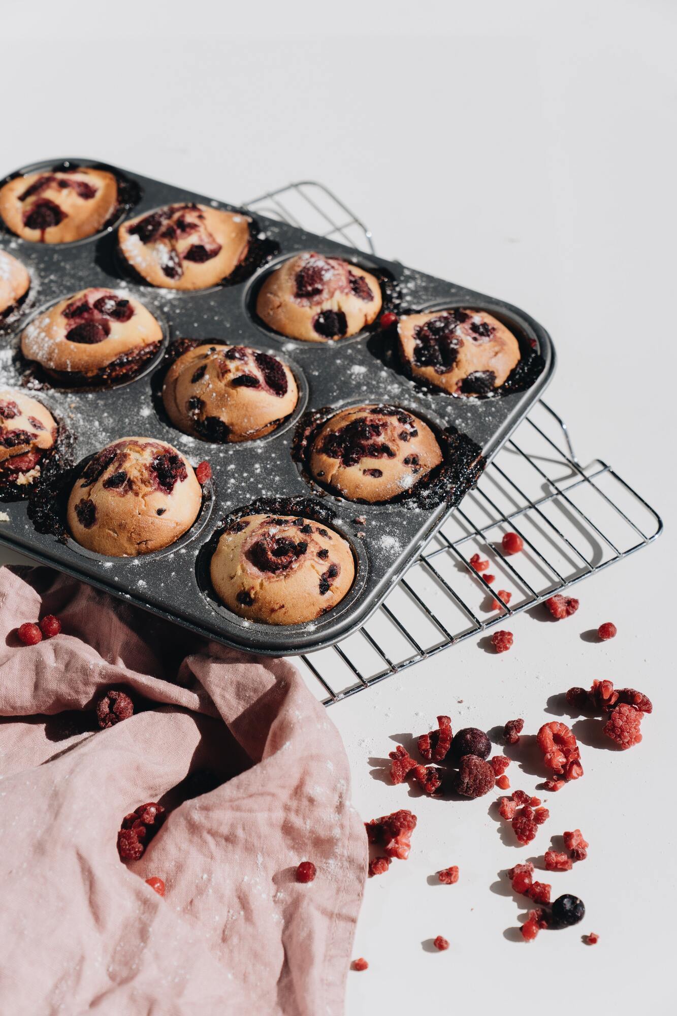 Recipe for muffins with raisins