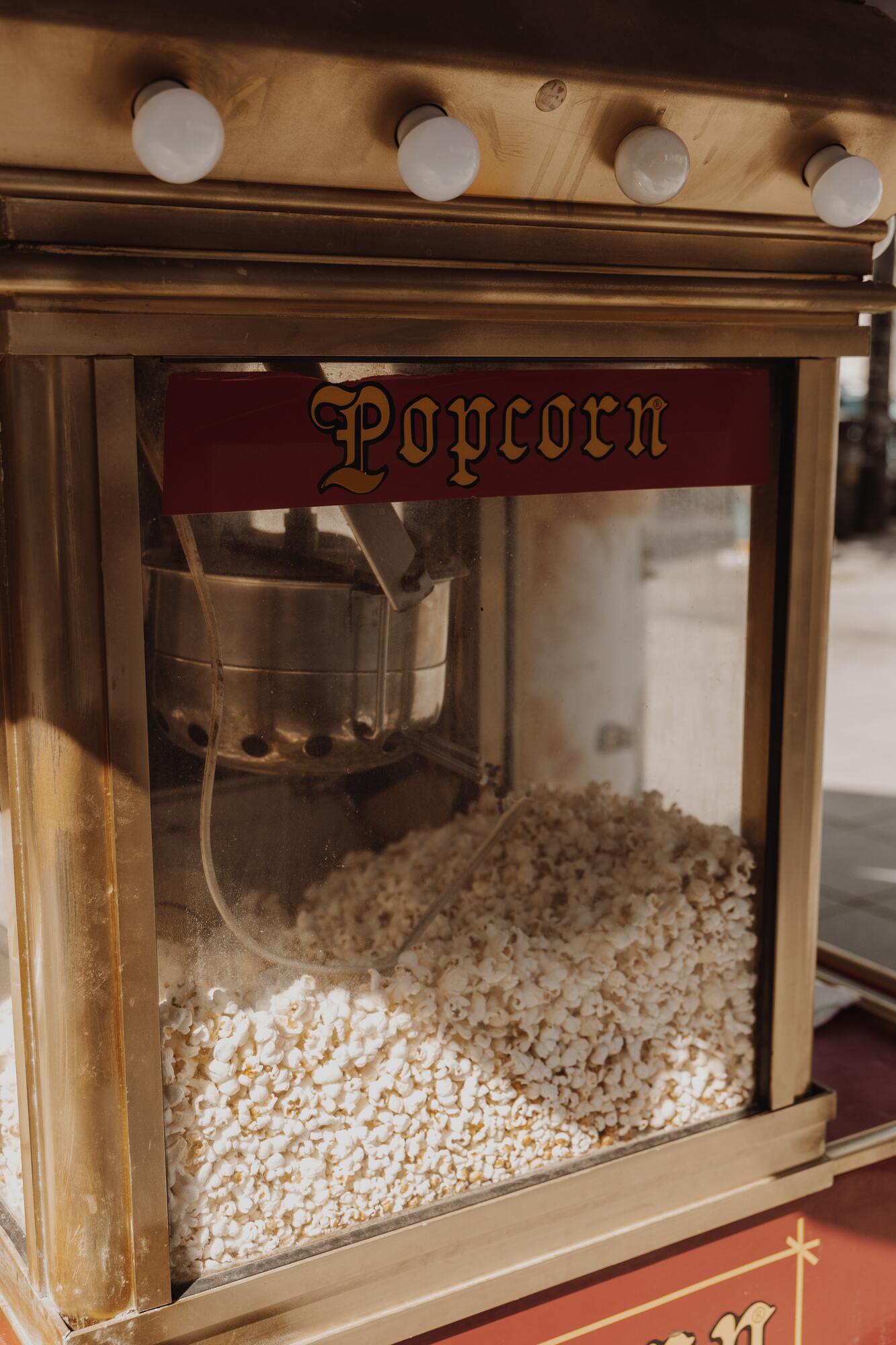 Popcorn with different flavors