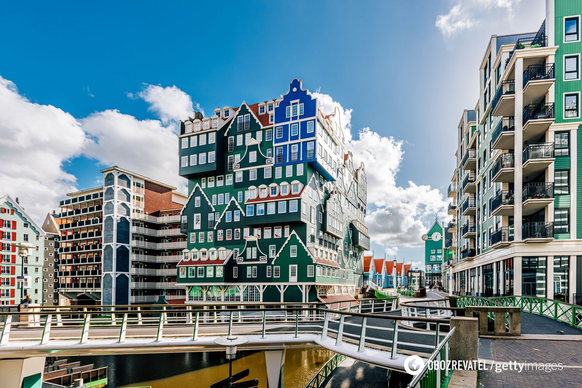 It looks like a Lego set. What does an unusual city in Europe, which is called a cheap alternative to Amsterdam, look like?