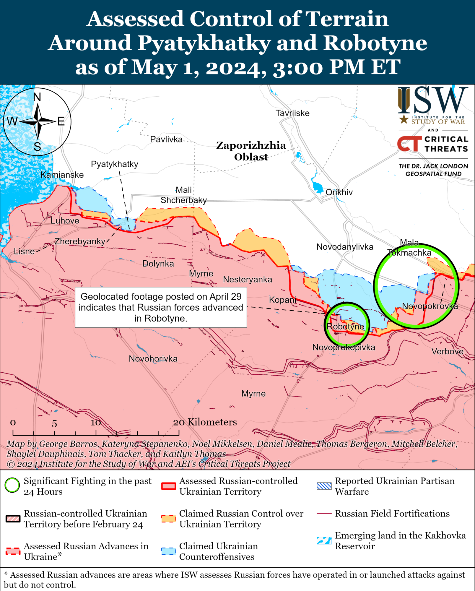 Rosja przesuwa siły z Zaporoża do obwodu donieckiego: ISW wyjaśnia, co to oznacza. Mapa