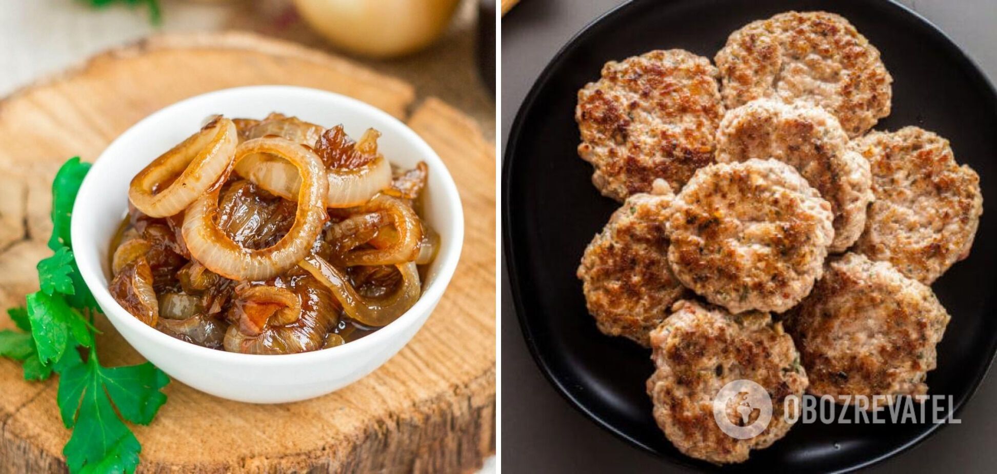 What onions are best added to cutlets