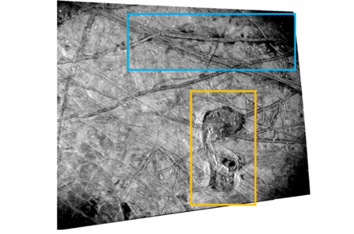 NASA has detected movement under the ice crust of Europe. Photo