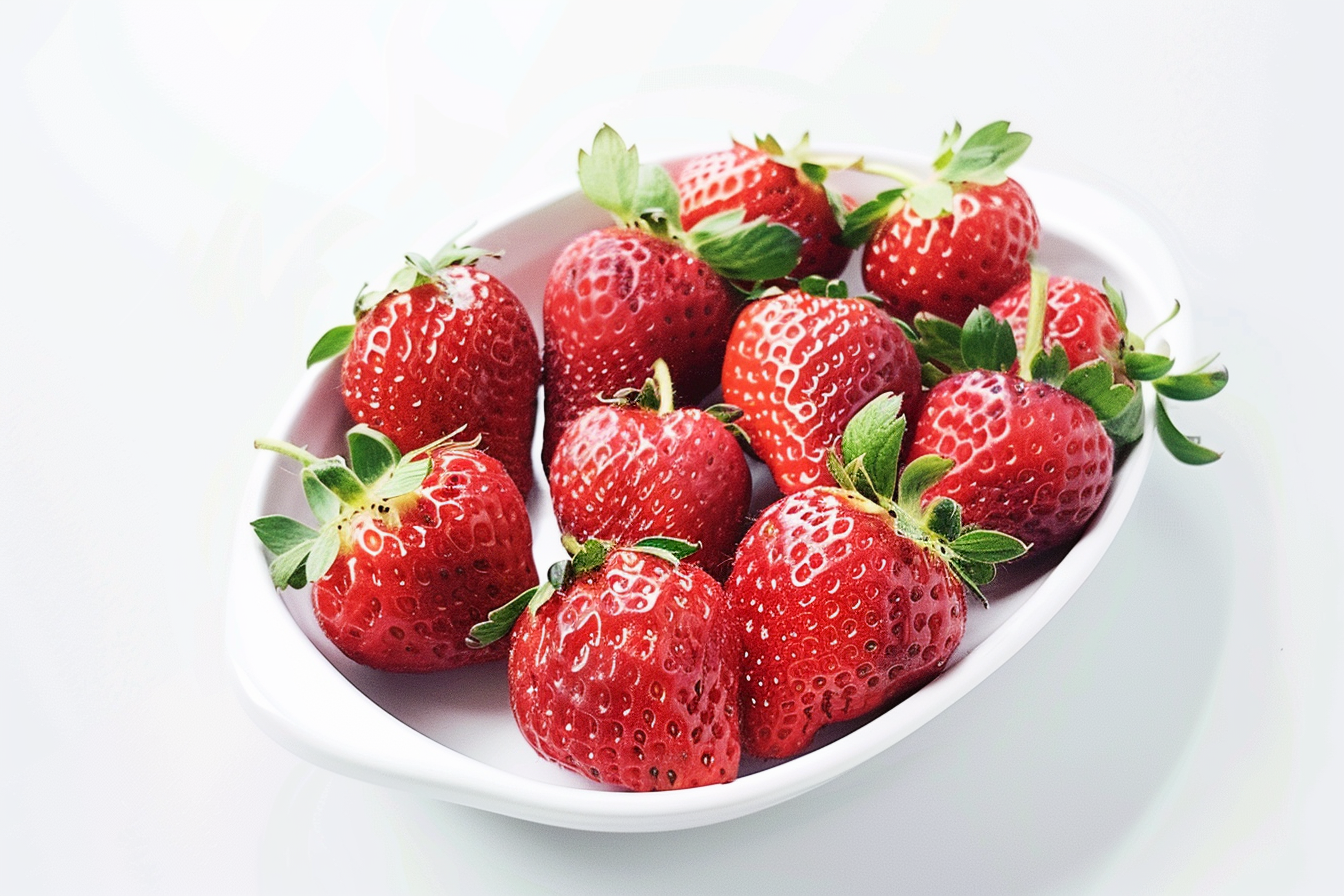 Ripe and safe strawberries