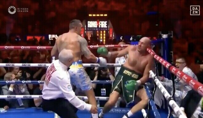 Usyk's knockdown in the fight with Fury was found in an eighteenth-century painting. Photo fact