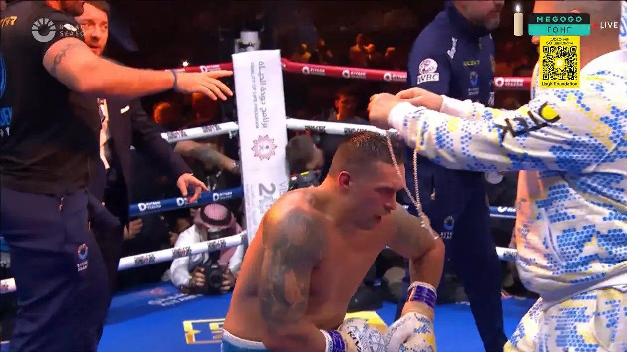 Usyk could have been arrested for what he did after the fight with Fury. Video