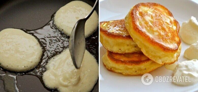 Fluffy pancakes like in childhood