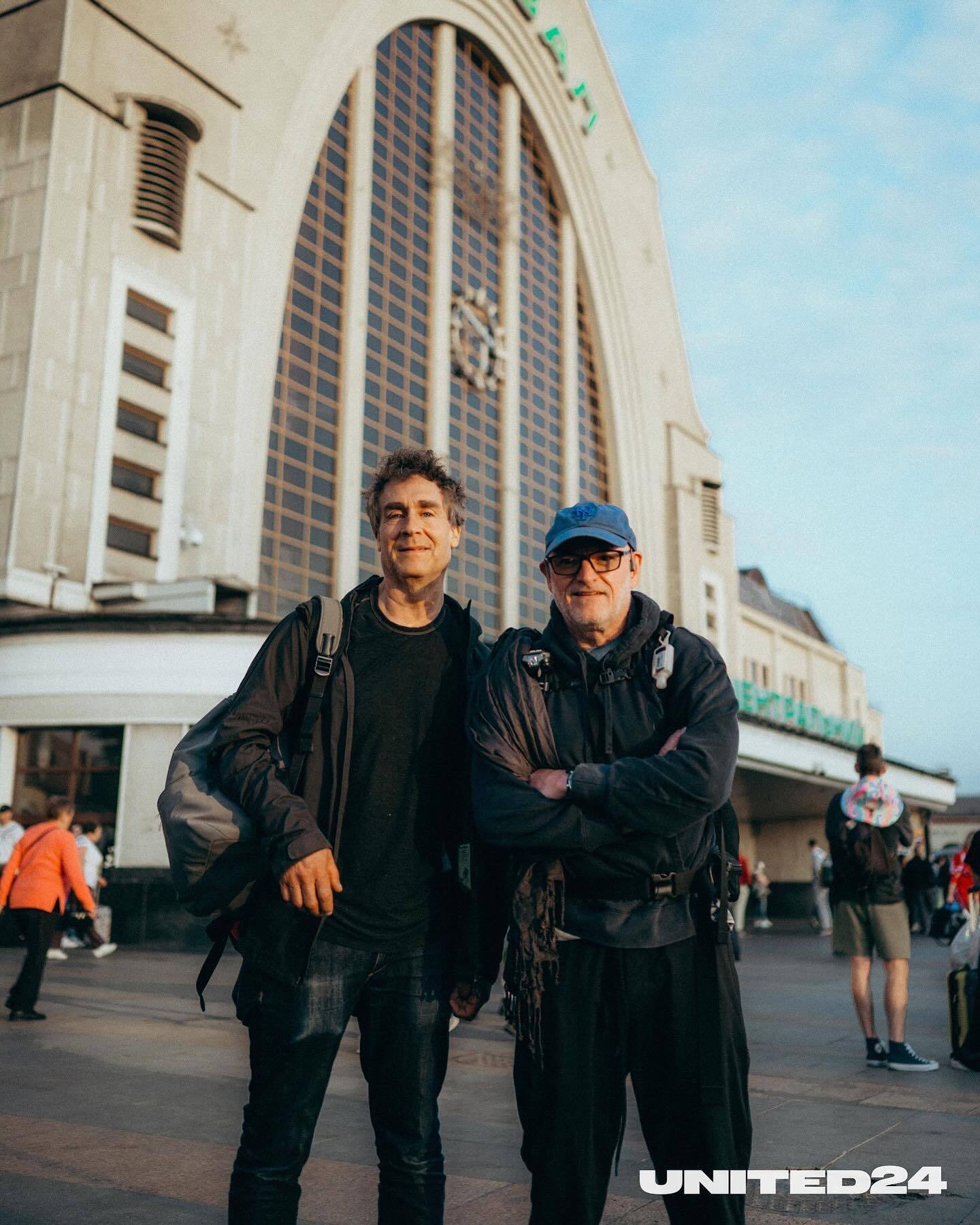 Przyjaciele Ukrainy. Astronauta Scott Kelly i filmowiec Doug Liman odwiedzają Kijów
