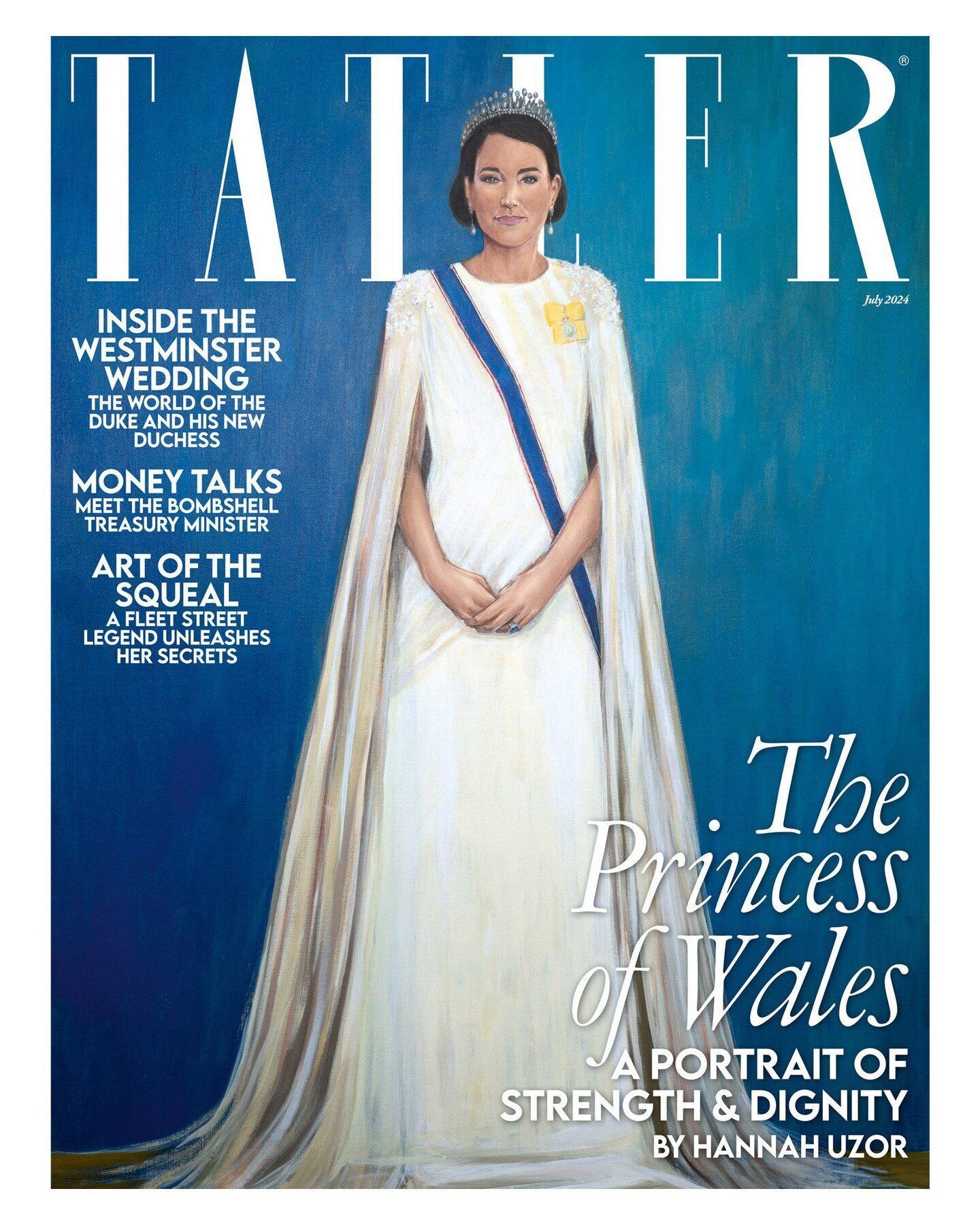 The new portrait of Kate Middleton on the cover of the magazine has confused fans of the royal family. Photo
