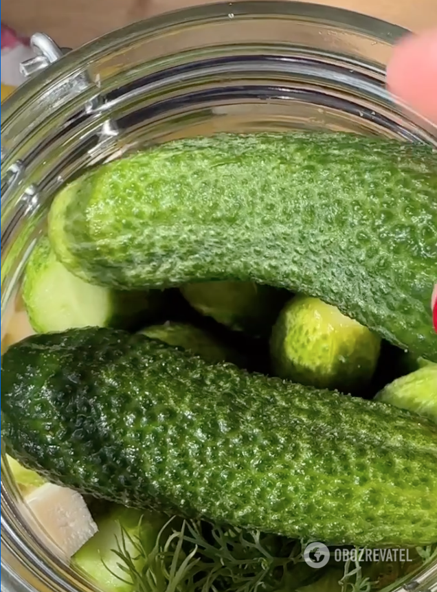 Cooking cucumbers