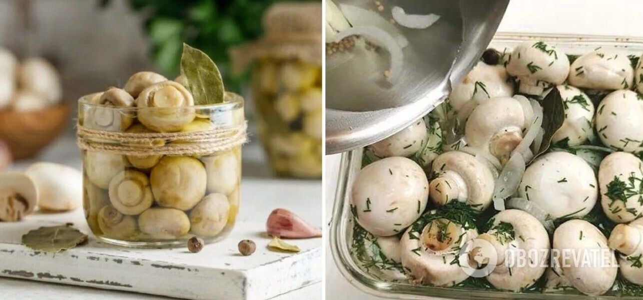 How to cook delicious pickled champignons