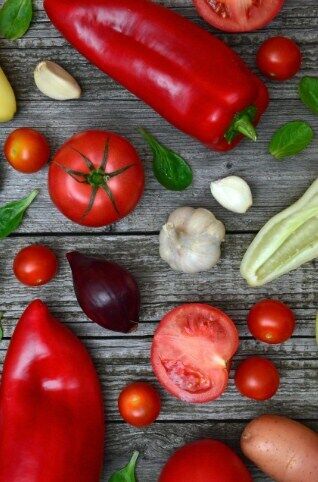 Vegetables for the dish