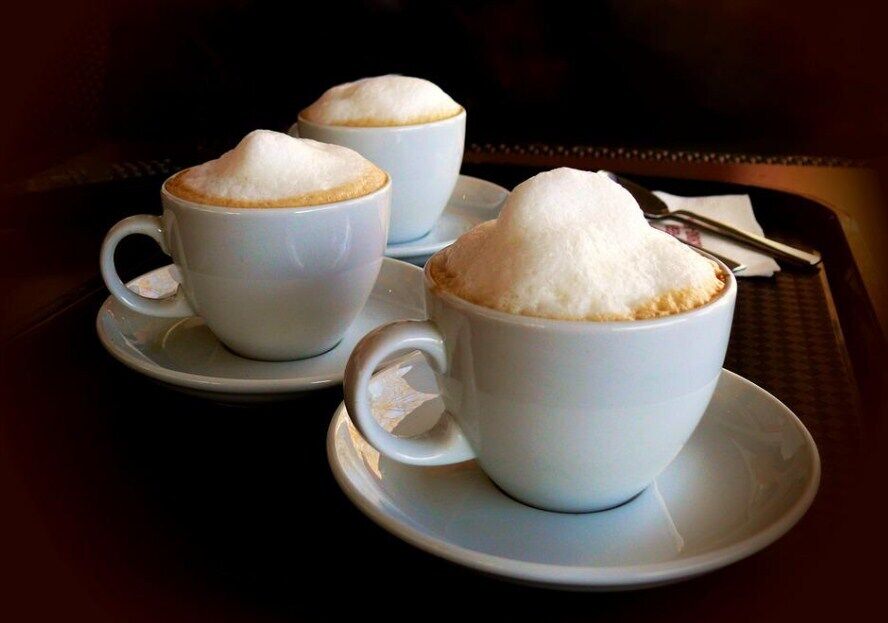 Milk foam for coffee