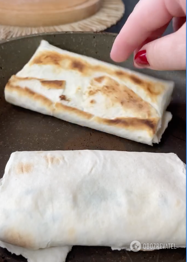 Pita bread envelopes