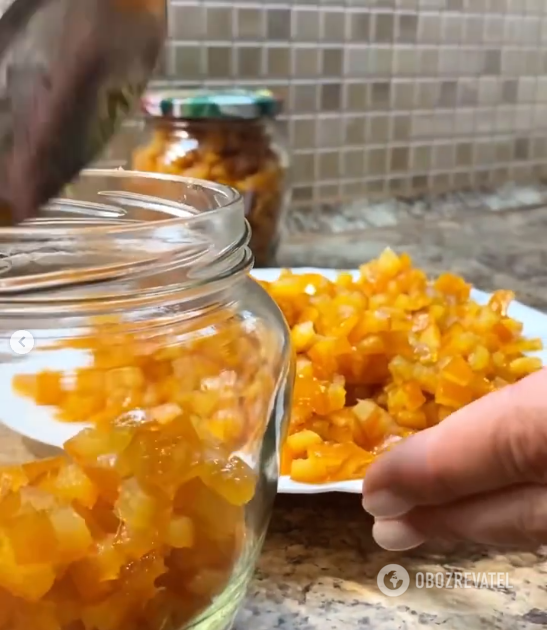 Fragrant candied orange for tea and baking: how to make at home
