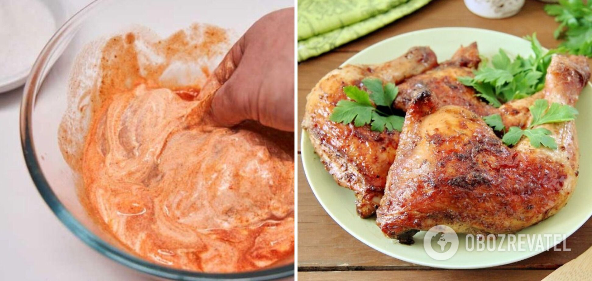 Marinade for chicken with sour cream