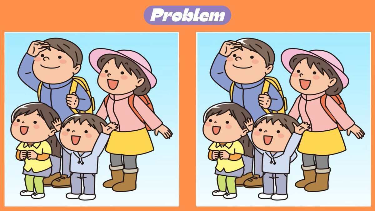 Find the three differences: a fun puzzle for smart kids