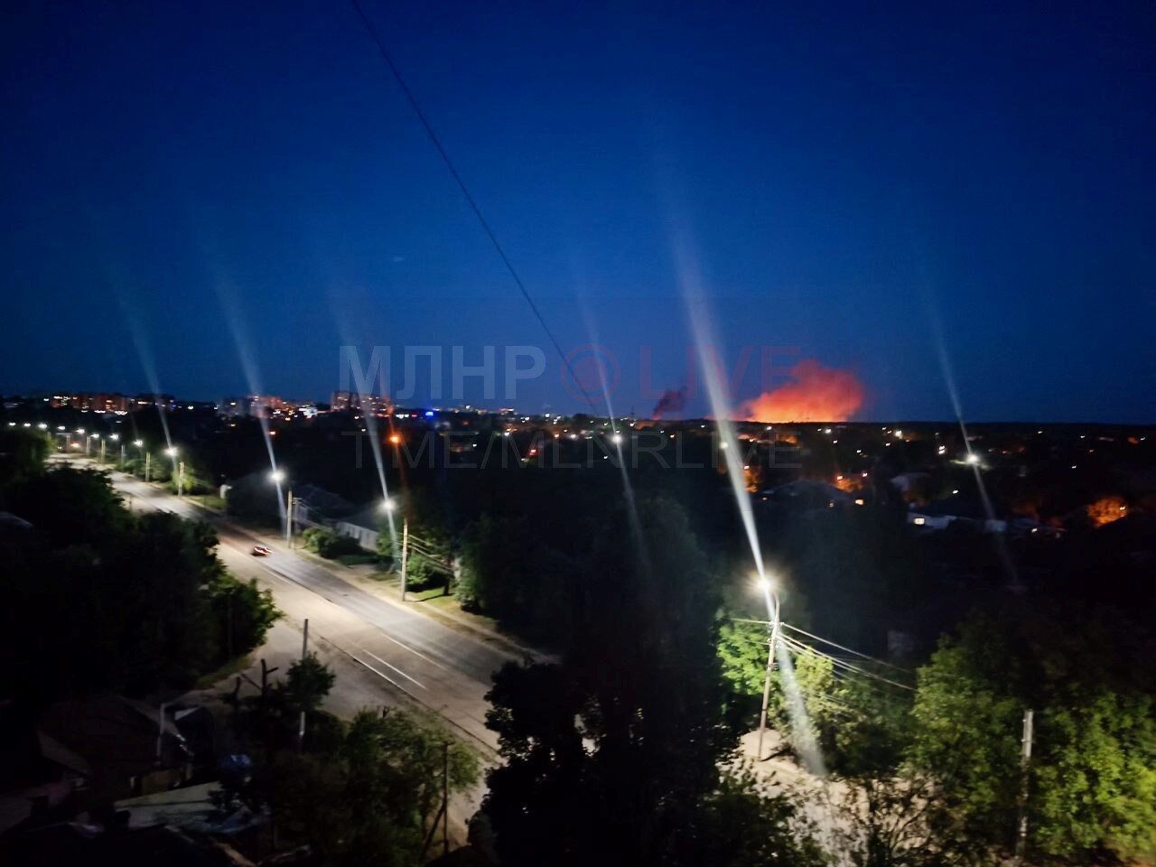 Explosions heard in Luhansk as AFU hits the enemy's military aviation training center and airfield. Photo and video