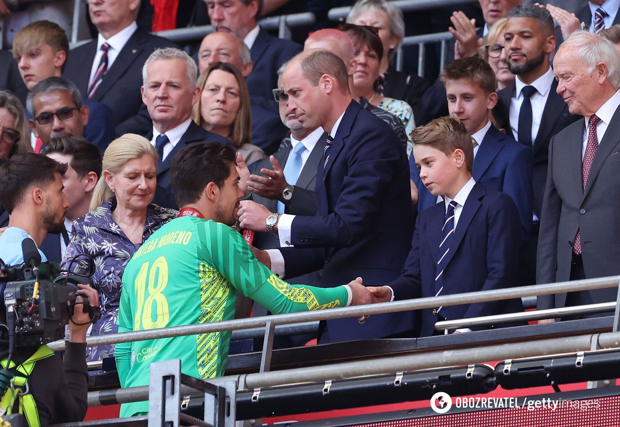 Prince William and Prince George appeared in public in almost identical looks: 10-year-old boy called a mini copy of his dad