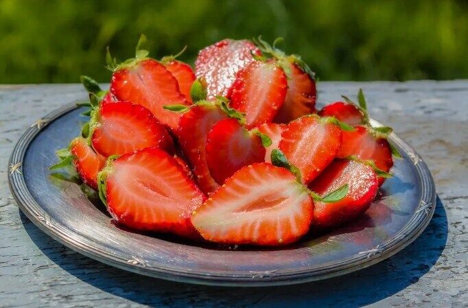 Strawberries for dessert