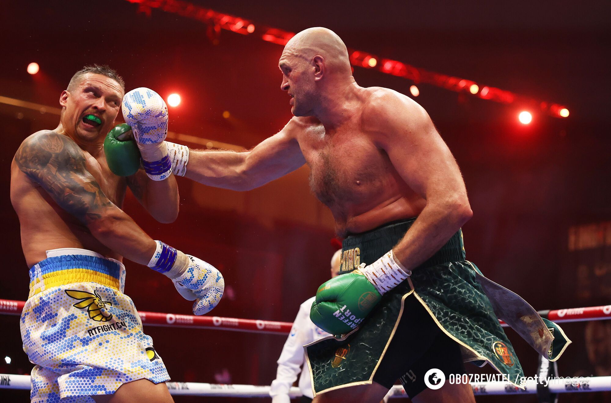 It happened before the knockdown. The turning point in the Usyk – Fury fight has become known