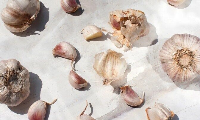 How to properly dry garlic